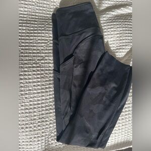Lululemon Black Camouflage Leggings